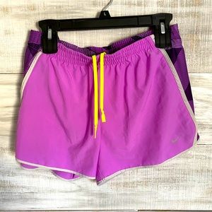 Woman’s Nike Purple Dri-Fit Athletic Shorts